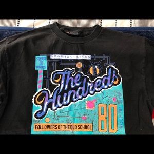 MENS THE HUNDRED T-SHIRT  MEDIUM